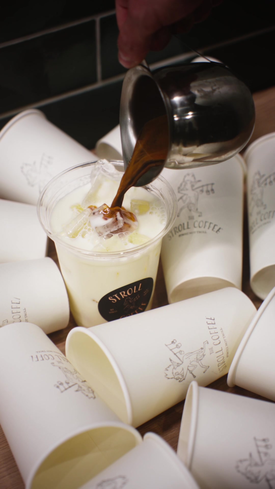 The branded Stroll Coffee cup